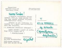 1996 Spéter Erzsébet (1915-2007) mecénás, külföldre szakadt zsidó származású erdélyi magyar. Nagyala...