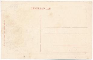 Petrozsény, Petroseni, Petrosani; Kossuth Lajos utca, kávéház, Grüner, Zander J. üzlete. W.L. Bp. 53...