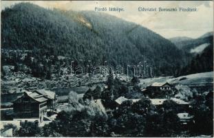 Borosznófürdő, Brusno-kúpele (Borosznó, Brusznó, Brusno); fürdő látképe. Kiadja Lechnitzky Ottó 214. sz. / general view, spa, baths (fa)