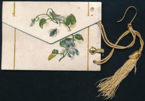 1892 A losonci m. kir. állami főgimnázium ifjúsági segélyező egyesületének kitöltetlen litho táncren...