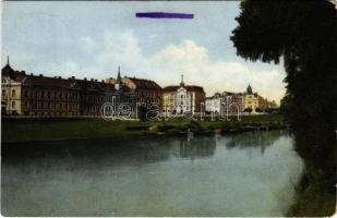 1931 Temesvár, Timisoara; Béga sor. Bettelheim Miksa és Társa kiadása / riverside (vágott / cut)