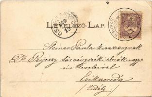 1900 Felsőzúgó-fürdő, Ruzsbachfürdő, Bad Ober Rauschenbach, Kúpele Vysné Ruzbachy; fürdő / spa. Art ...