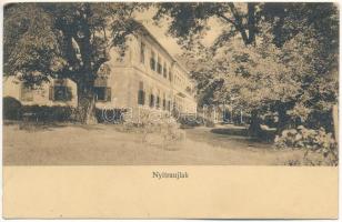 1914 Nyitraújlak, Nyitra-Újlak, Velké Záluzie; Gróf Esterházy kastély / castle (EK)