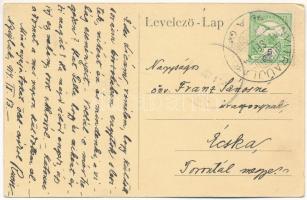 1914 Nyitraújlak, Nyitra-Újlak, Velké Záluzie; Gróf Esterházy kastély / castle (EK)