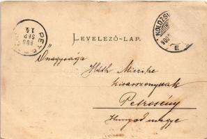 1900 Kolozsvár, Cluj; látkép a Fellegvárról. Kováts P. Fiai kiadása / general view (Rb)