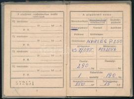 1967 Pannónia P250 Nyírség forgalmi engedély + kötelező biztosítási igazolás