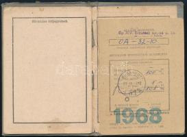 1967 Pannónia P250 Nyírség forgalmi engedély + kötelező biztosítási igazolás