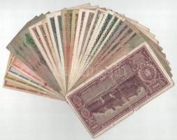 30db-os vegyes pengő bankjegy tétel T:F,VG