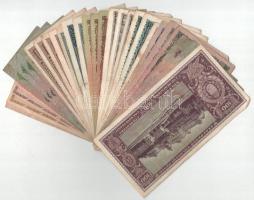 30db-os vegyes pengő bankjegy tétel T:F,VG