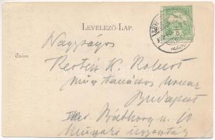 1909 Székelykeresztúr, Kristur, Cristuru Secuiesc (Sacuesc); Orbán Balázs bárónak emelendő szobor Ha...