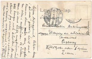 1908 Bán, Trencsénbán, Baán, Bánovce nad Bebravou; Erzsébet tér, Fő utca, piac. Hertzka Ármin kiadás...