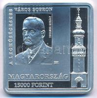 2021. 15.000Ft Ag "Sopron a leghűségesebb város" kapszulában T:PP Adamo EM428