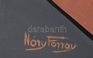 Forray Nóry (1968-): Incognito II., 2023. Akril, vászon, jelezve jobbra lent. Hátoldalán autográf fe...