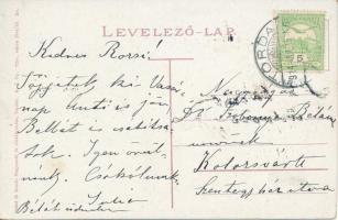 1914 Torda, Turda; Az EKE (Erdélyi Kárpát Egyesület) Menedéhkháza. Szabó és Kandó kiadása / tourist ...