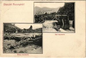 1916 Rozsnyó, Roznava; Sajó duzzasztó, Drázus duzzasztó / dam (EK)