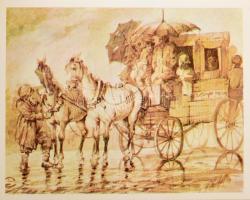 Water-Colours by V. Surikov. (Vaszilij Ivanovics Szurikov festőművész munkáinak reprodukcióit tartal...