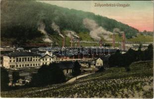 Zólyombrézó, Podbrezová; vasgyár, Vasgyári vendéglő / iron works, factory, restaurant (fl)