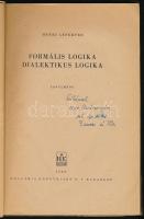 Henri Lefebvre: Formális logika, dialektikus logika. Tanulmány. Ford.: Mrsán Jenő. Bp., 1949, Hungár...
