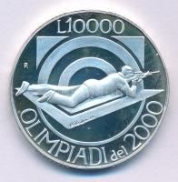 San Marino 1999. 10.000L Ag Olimpia 2000 T:PP  San Marino 1999. 10.000 Lire Olympics 2000 C:PP  Krause KM#398