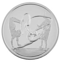 Görögország 2004. 10E Ag "2004-es Nyári Olimpiai Játokok - Athén / Ritmikus Sportgimnasztika" T:PP Greece 2004. 10 Euro Ag "2004 Summer Olympics, Athens - Rhythmic Gymnastics" C:PP Krause KM#199