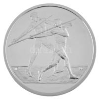 Görögország 2004. 10E Ag &quot;2004-es Nyári Olimpiai Játokok - Athén / Gerelyhajítás&quot; T:PP fo. Greece 2004. 10 Euro Ag &quot;2004 Summer Olympics, Athens - Javelin Throw&quot; C:PP spotted Krause KM#193