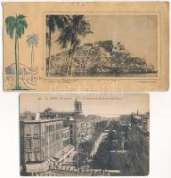 18 db RÉGI külföldi város képeslap vegyes minőségben: Algéria, Libanon, Egyiptom, Tunézia / 18 pre-1...