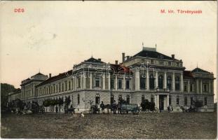 1915 Dés, Dej; M. kir. Törvényszék. Goldstein Jakab kiadása / court