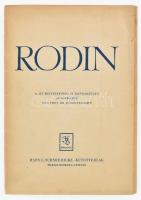 Jahn, Johannes: Rodin. Acht Meisterfotos in Handabzügen ausgewählt von - - . Markkleeberg-Leipzig, [1967], Hans C. Schmiedicke Kunstverlag, 8 (Auguste Rodin szobrait ábrázoló fekete-fehér fotók) t. Kissé sérült kiadói papírborítóban.