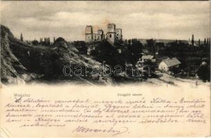 1904 Diósgyőr (Miskolc), várrom. Gedeon András kiadása (EK)