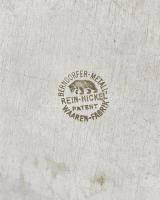 Nagy méretű sültes, felvágottas tálca. Berndorf alpakka jelzett 48x31 cm