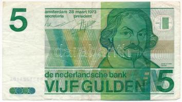 Hollandia 1973. 5G "4823221104" T:F Netherlands 1973. 5 Gulden "4823221104" C:F Krause 95.