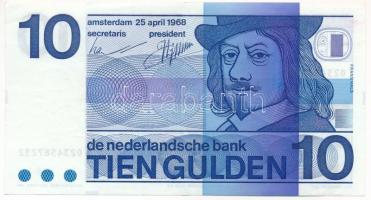 Hollandia 1968. 10G 0234587232 T:XF Netherlands 1968. 10 Gulden 0234587232 C:XF Krause 91.