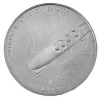Lettország 2005. 1L Ag "Torinói Téli Olimpia 2006 - Bob" kapszulában T:BU kis karc /
Latv...