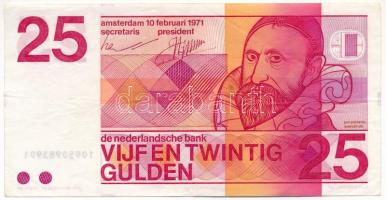 Hollandia 1971. 25G "10950983991" T:F Netherlands 1971. 25 Gulden "10950983991" C:F Krause 92.