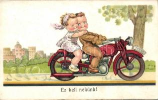 On motorbike s: H.Zahl