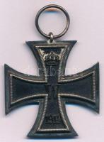 Német Birodalom 1914. "Vaskereszt 2. osztály" kitüntetés, a karika gyártói jelzés nélkül T:XF  German Empire 1914. "Iron Cross 2nd class" decoration without maker's mark on the ring C:XF