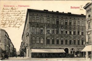 1904 Budapest V. Nádor utca, Hotel Continental szálloda (EK)