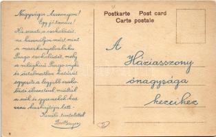 Budapest V. Klotild paloták, hátoldalon Dr. Bayer reklám