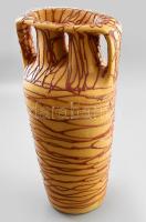 Pesthidegkuti padlóváza a Korall sorozatból. Mázas kerámia padlóváza, jelzés nélkül, aljánál egy ütődéssel, m: 50 cm /// KIZÁRÓLAG SZEMÉLYES ÁTVÉTEL, NEM POSTÁZZUK! / ONLY PERSONAL COLLECTION AT OUR OFFICE!