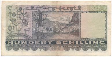 Ausztria 1947. 100Sch "1004 122574" T:F
Austria 1947. 100 Schilling "1004 122574&quo...