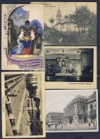 4+1 db háború előtti magyar városképes és motívum lap / 5 Hungarian postcards
