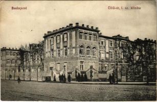 1910 Budapest VIII. Üllői út, 1. sz. klinika (EK)