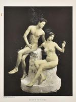 cca 1920-1930 Művészi aktok, 8 db fekete-fehér nyomat, helyenként kopásokkal, lapméret: 33x26 cm