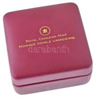 Kanada 2013. 5$ Ag "II. Erzsébet - A tölgyleveles ezüst 5$ 25. évfordulója" dísztokban, pa...