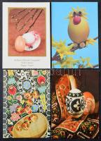 Kb. 100 db MODERN húsvéti üdvözlő motívum képeslap / Cca. 100 modern Easter greeting motive postcards
