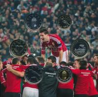 2016. 5-200Ft (6xklf) + "MLSZ (Magyar Labdarúgó Szövetség)" Cu-Ni-Zn emlékérem, forgalmi s...