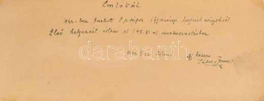 1942 Milano ifjúsági atlétikai világbajnokság első helyezettnek adott kard díj. "1942 Gioventu ...