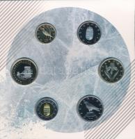 2018. 5Ft-200Ft (6xklf) "Pengék a jégen" forgalmi sor szettben + 50Ft "Jégkorong vilá...