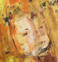 V. Tóth Éva (1964-): Zenészek. Olaj, farost. Jelzett. Hátoldalán autográf felirattal. Fakeretben. 60...