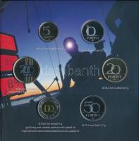 2018. 5Ft-200Ft (6xklf) "50. Kékszalag Erste Nagydíj" forgalmi sor szettben + "Magyar...